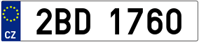 Truck License Plate